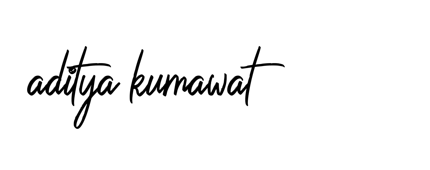 Signature of aditya-kumawat