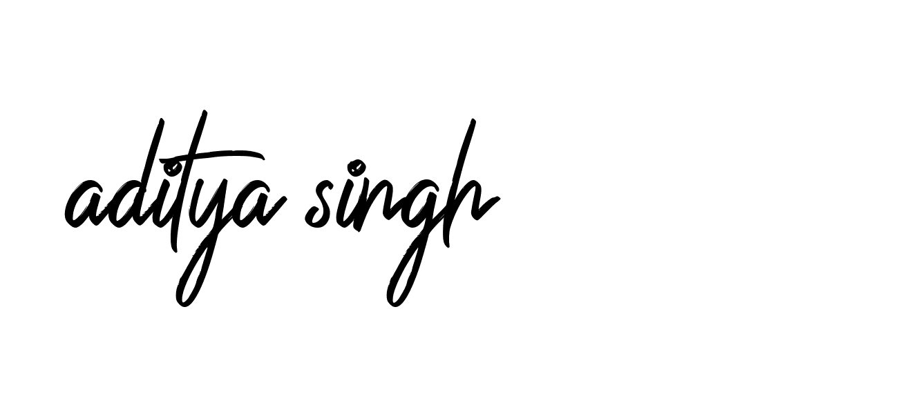 Signature of aditya-singh