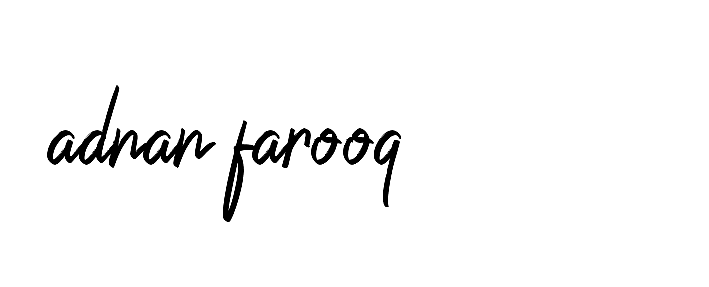 Signature of adnan-farooq