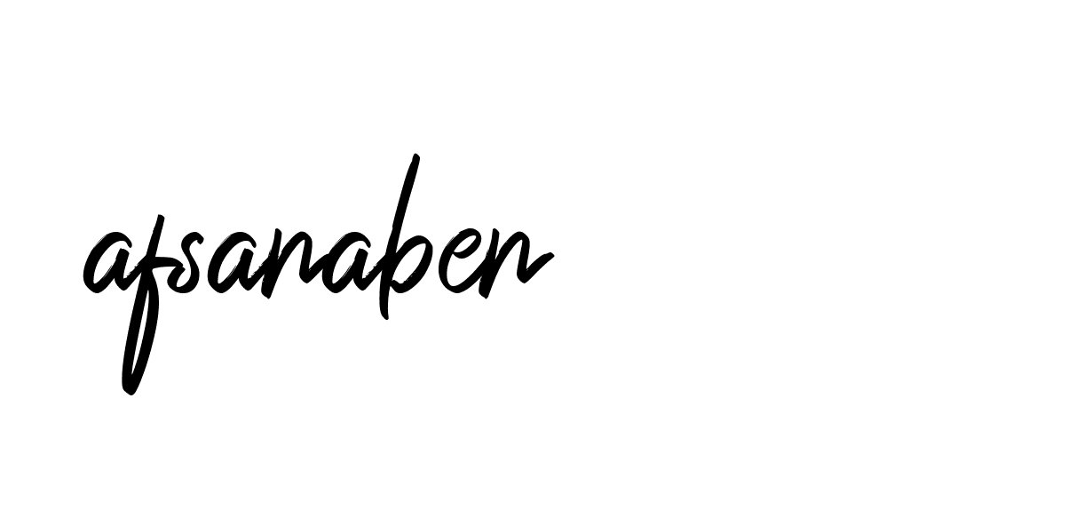 Signature of afsanaben