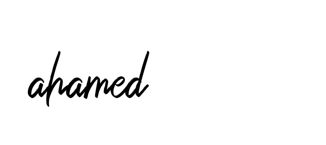 Signature of ahamed