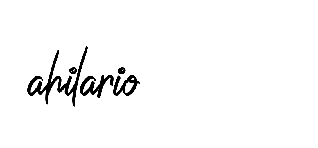 Signature of ahilario