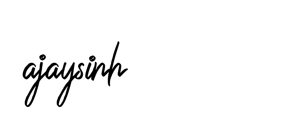 Signature of ajaysinh-