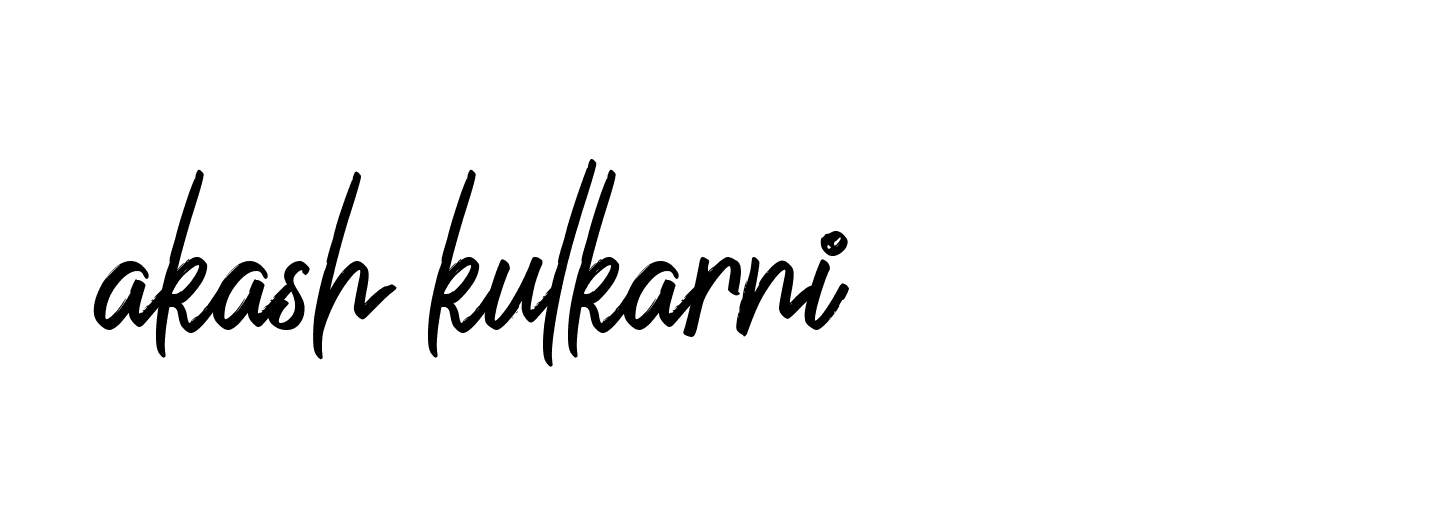 Signature of akash-kulkarni