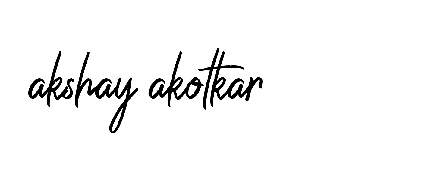 Signature of akshay-akotkar