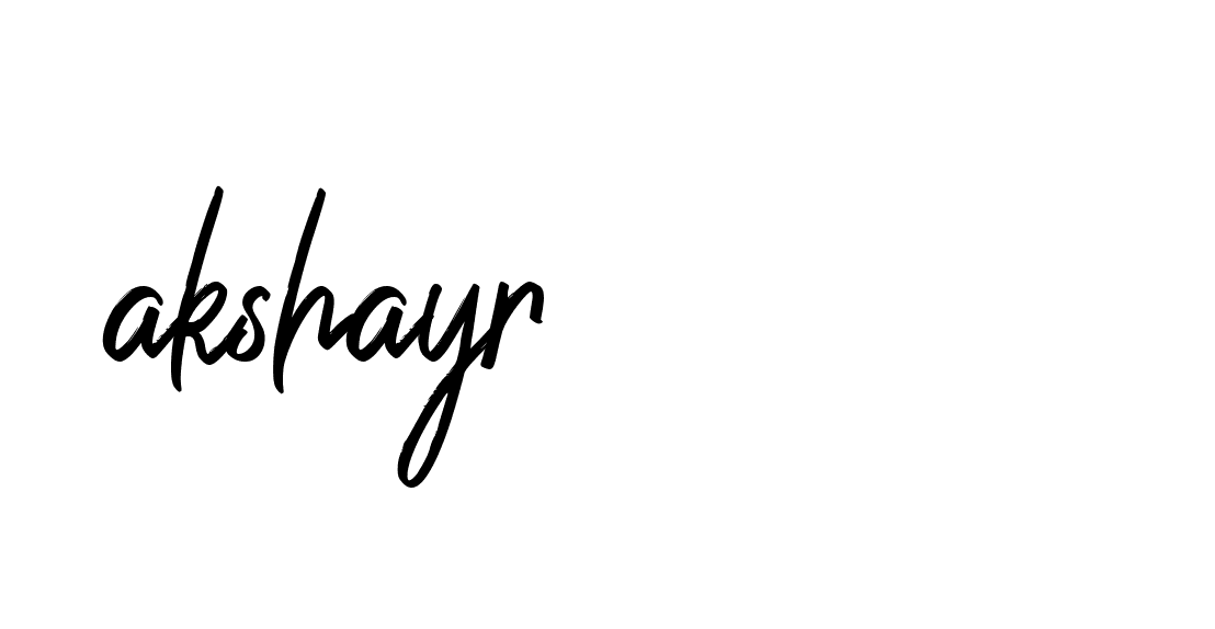 Signature of akshayr