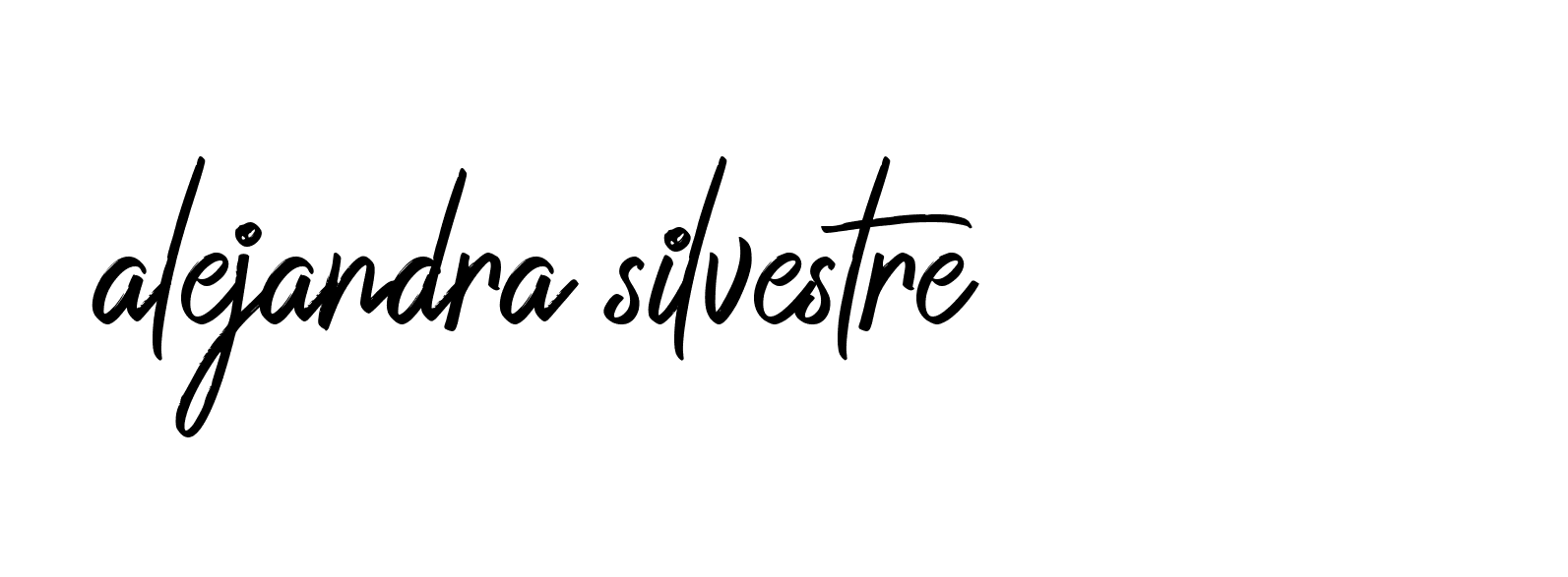 Signature of alejandra-silvestre