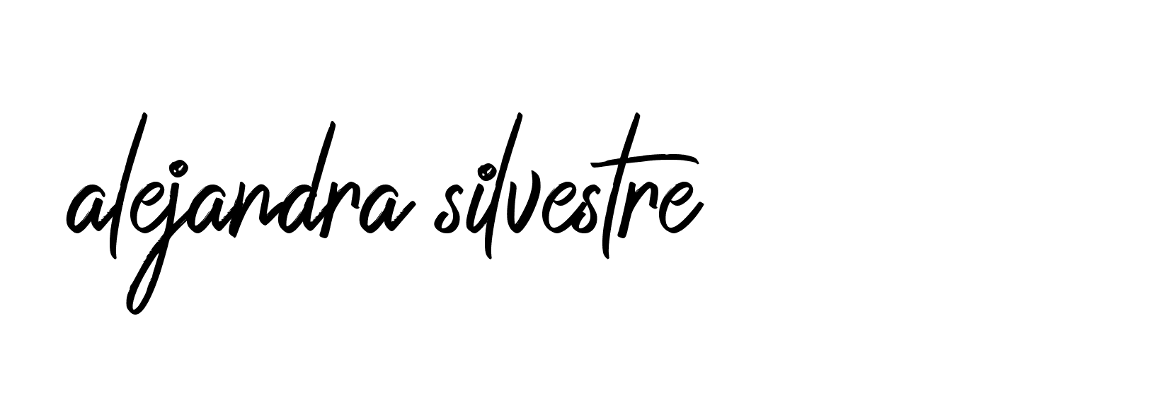 Signature of alejandra-silvestre-