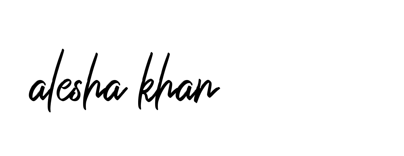 Signature of alesha-khan