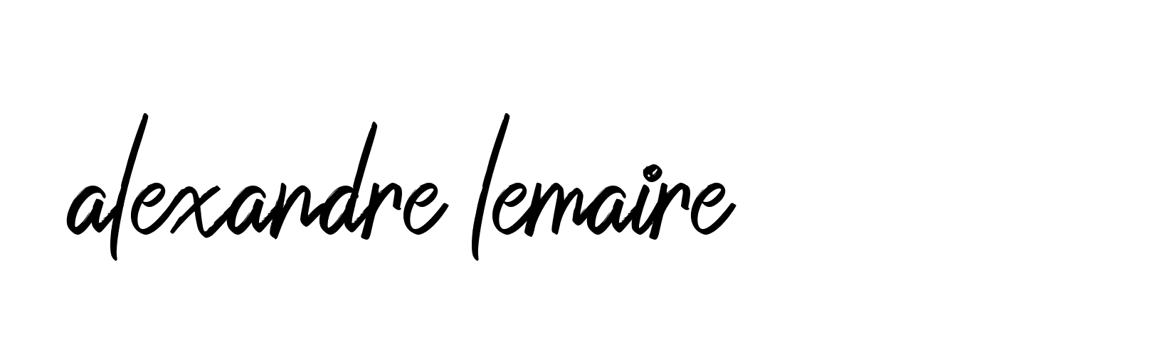 Signature of alexandre-lemaire