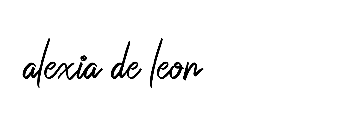 Signature of alexia-de-leon