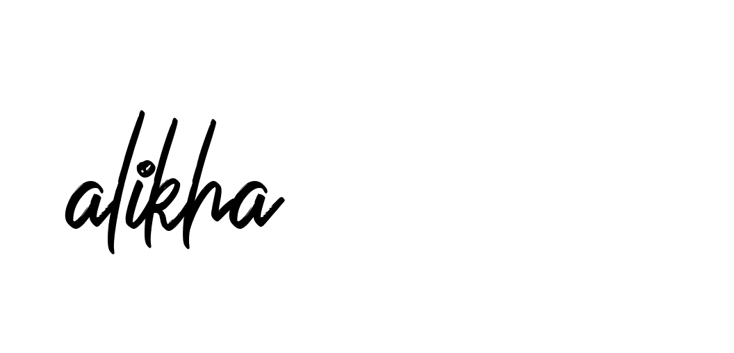 Signature of alikha-