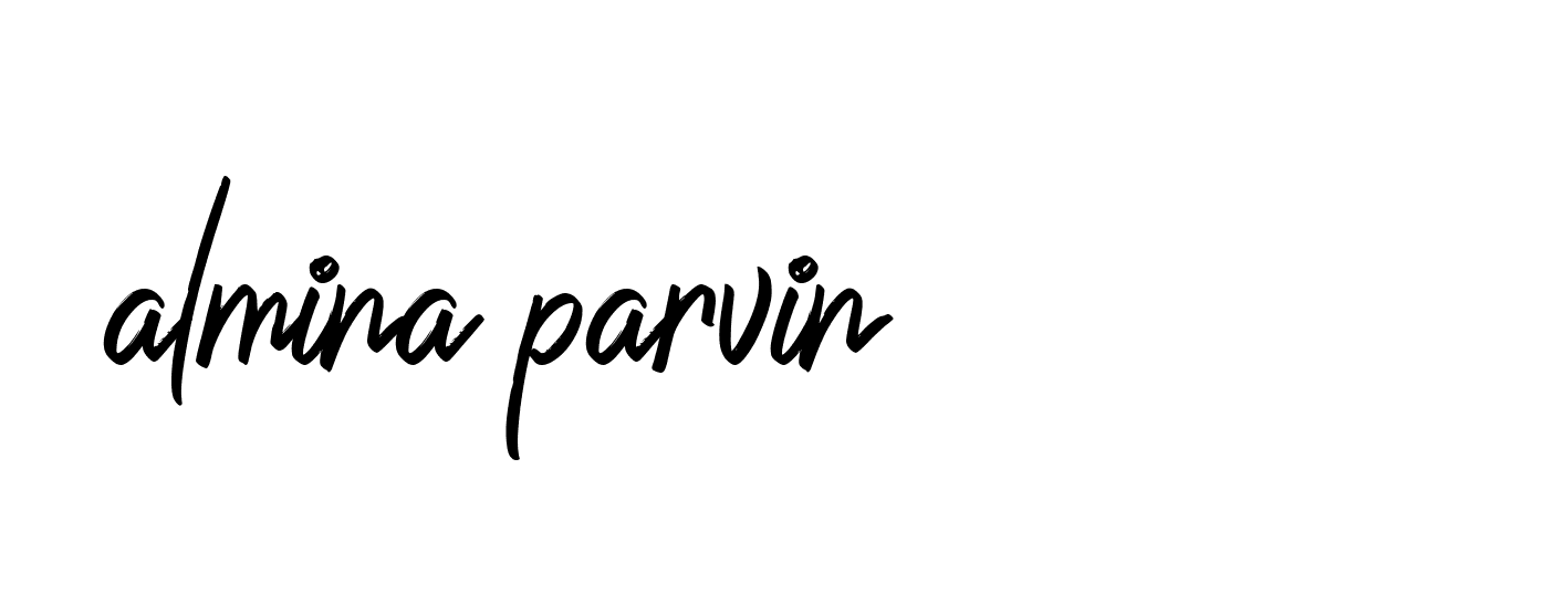 Signature of almina-parvin