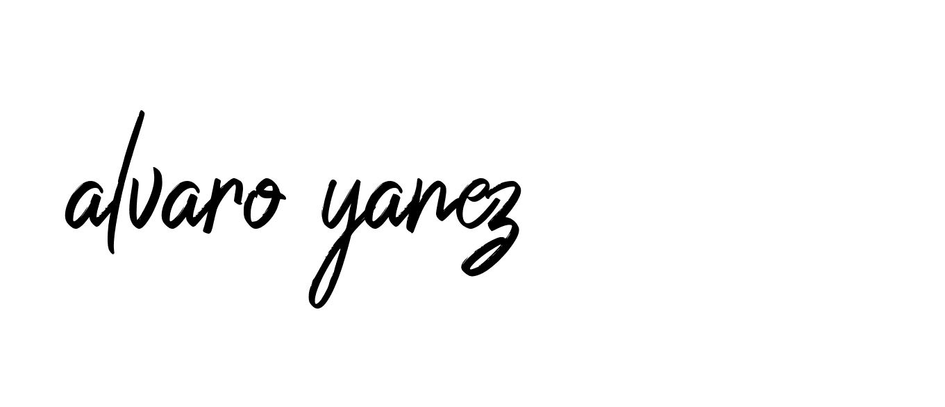 Signature of alvaro-yanez