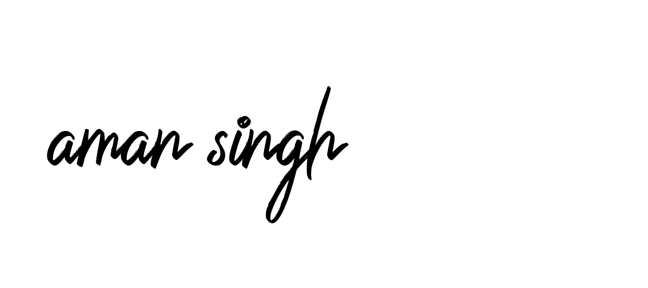 Signature of aman-singh