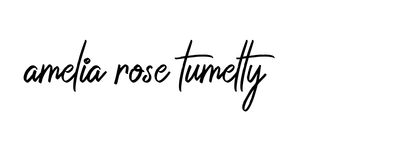 Signature of amelia-rose-tumelty