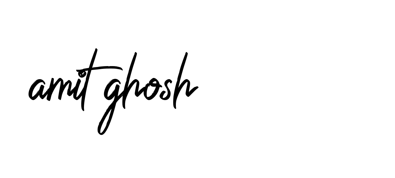 Signature of amit-ghosh-