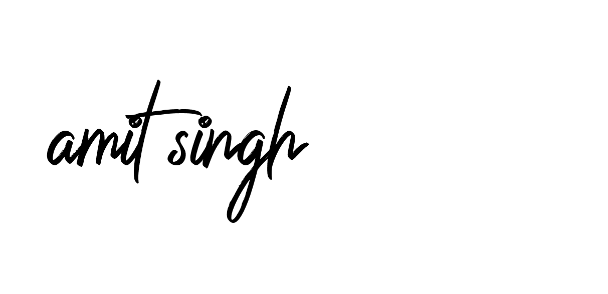 Signature of amit-singh