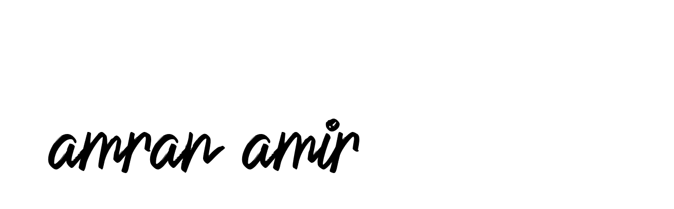 Signature of amran-amir