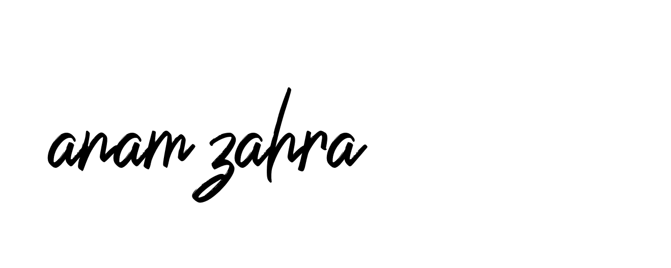 Signature of anam-zahra