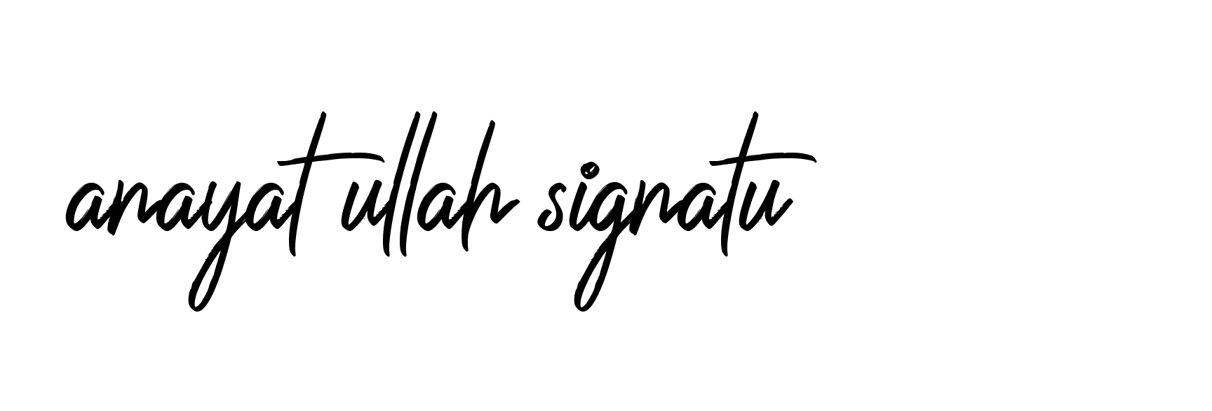 Signature of anayat-ullah-signatu