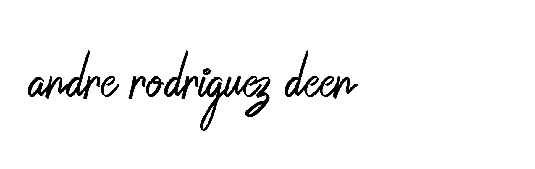 Signature of andre-rodriguez-deen