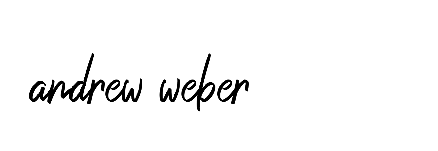 Signature of andrew-weber