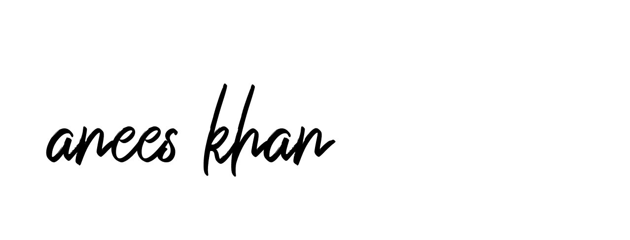 Signature of anees-khan