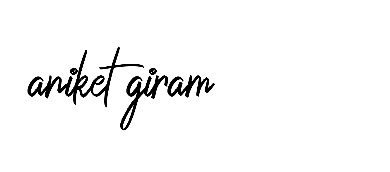 Signature of aniket-giram