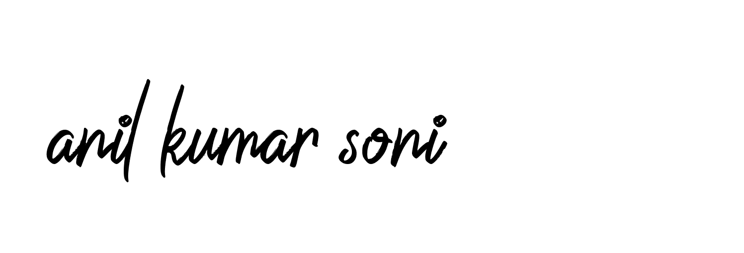 Signature of anil-kumar-soni