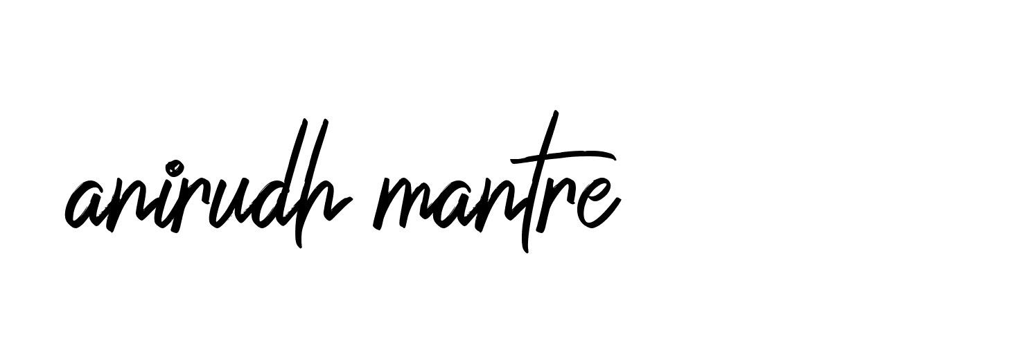 Signature of anirudh-mantre