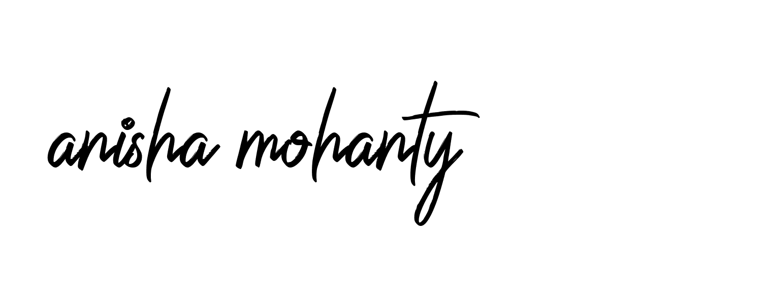 Signature of anisha-mohanty