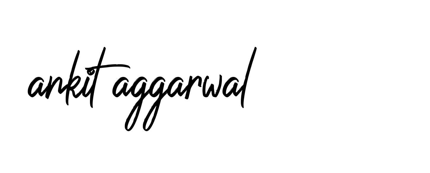 Signature of ankit-aggarwal