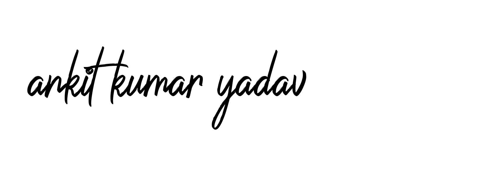 Signature of ankit-kumar-yadav