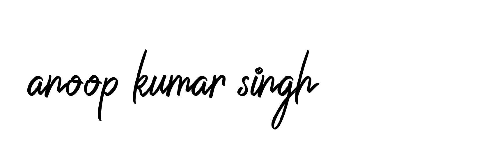 Signature of anoop-kumar-singh