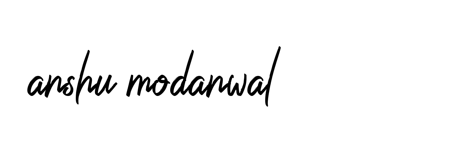 Signature of anshu-modanwal-