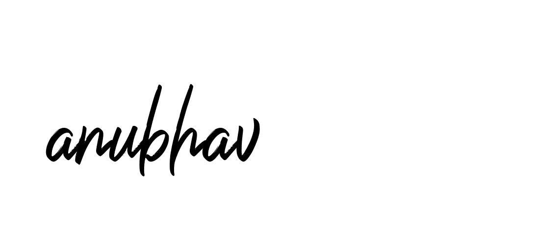 Signature of anubhav