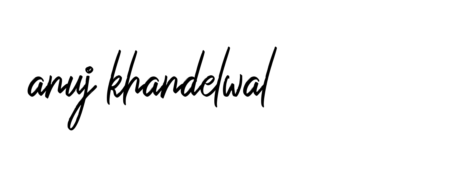 Signature of anuj-khandelwal-