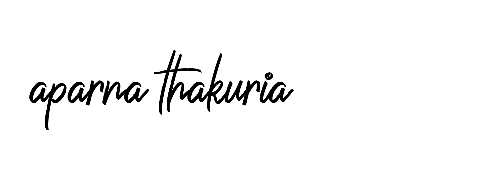 Signature of aparna-thakuria-