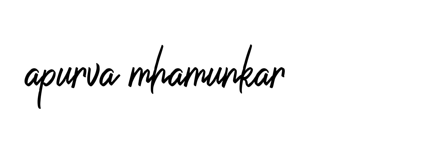 Signature of apurva-mhamunkar