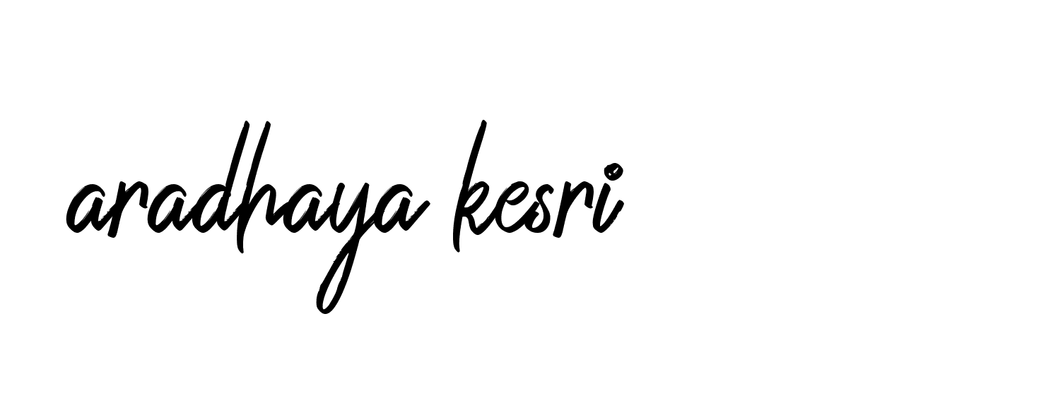 Signature of aradhaya-kesri