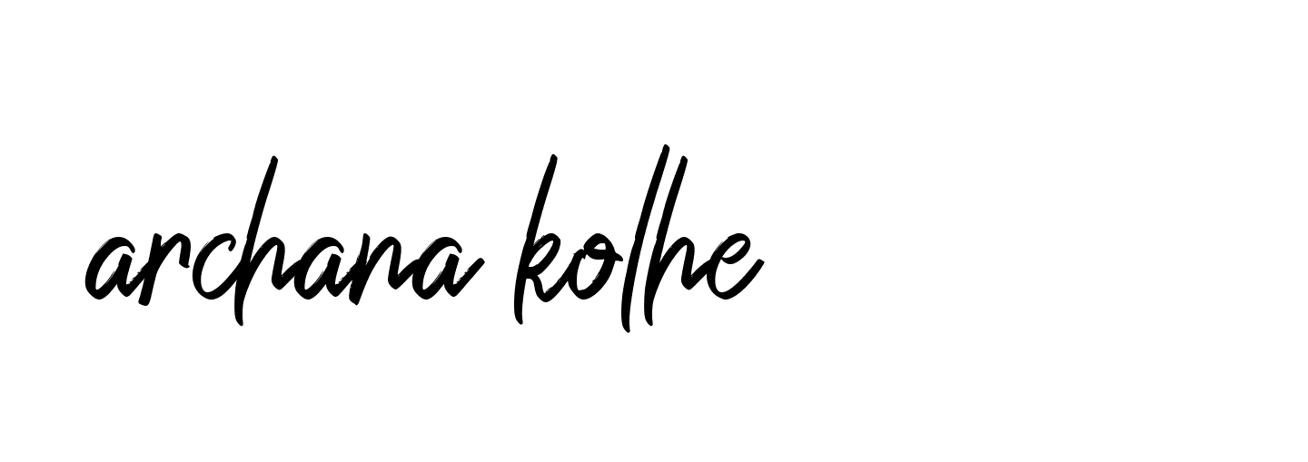 Signature of archana-kolhe