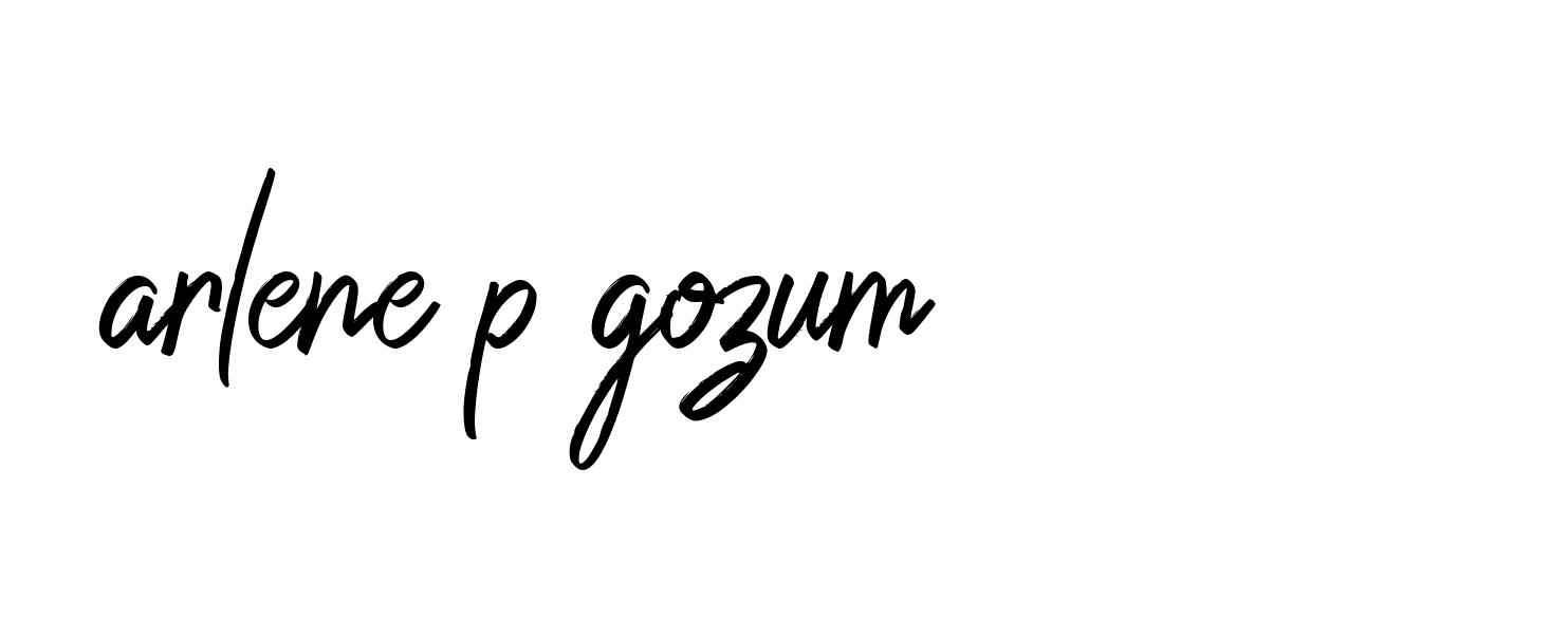 Signature of arlene-p-gozum