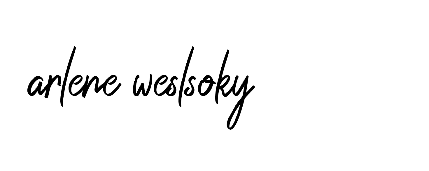 Signature of arlene-weslsoky