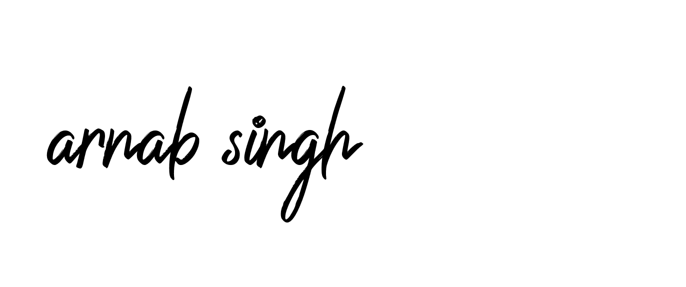 Signature of arnab-singh-