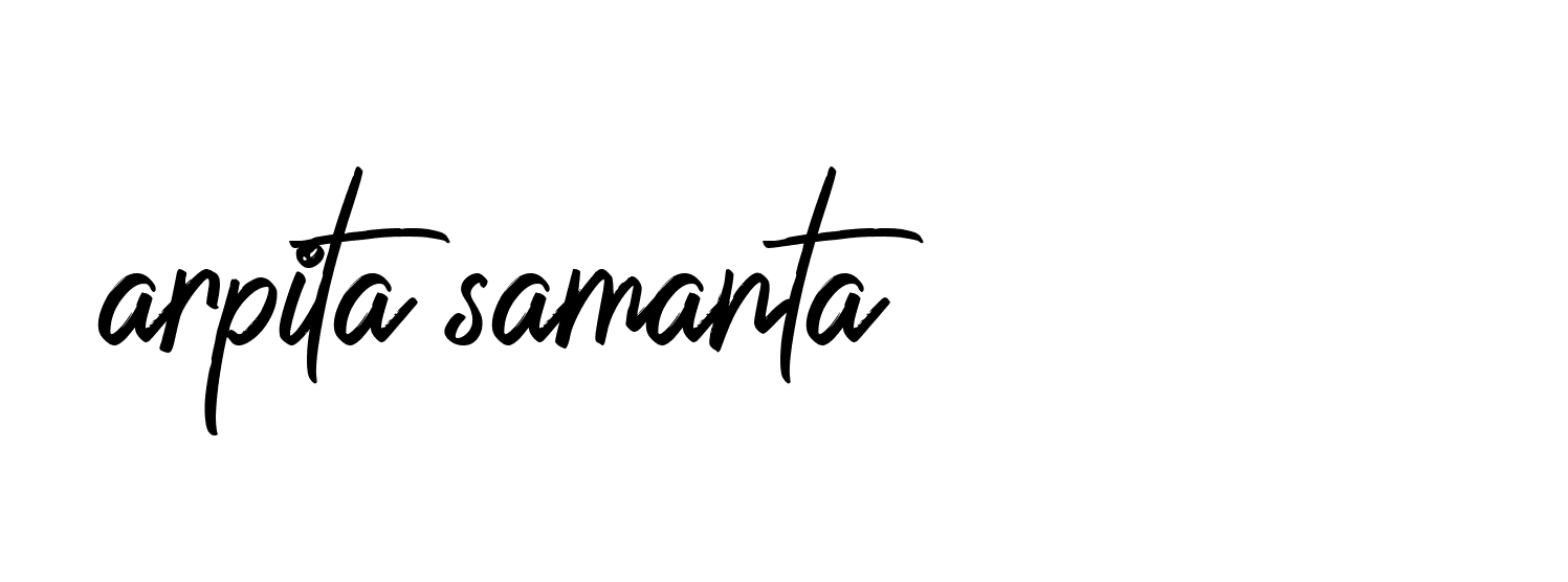 Signature of arpita-samanta-