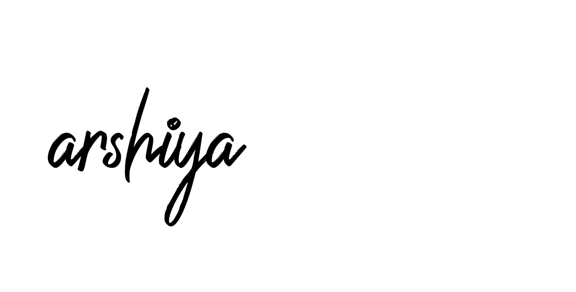 Signature of arshiya-