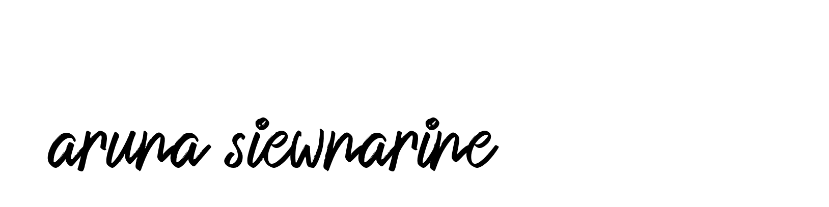 Signature of aruna-siewnarine-