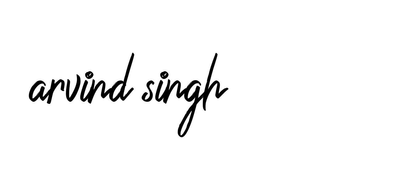 Signature of arvind-singh