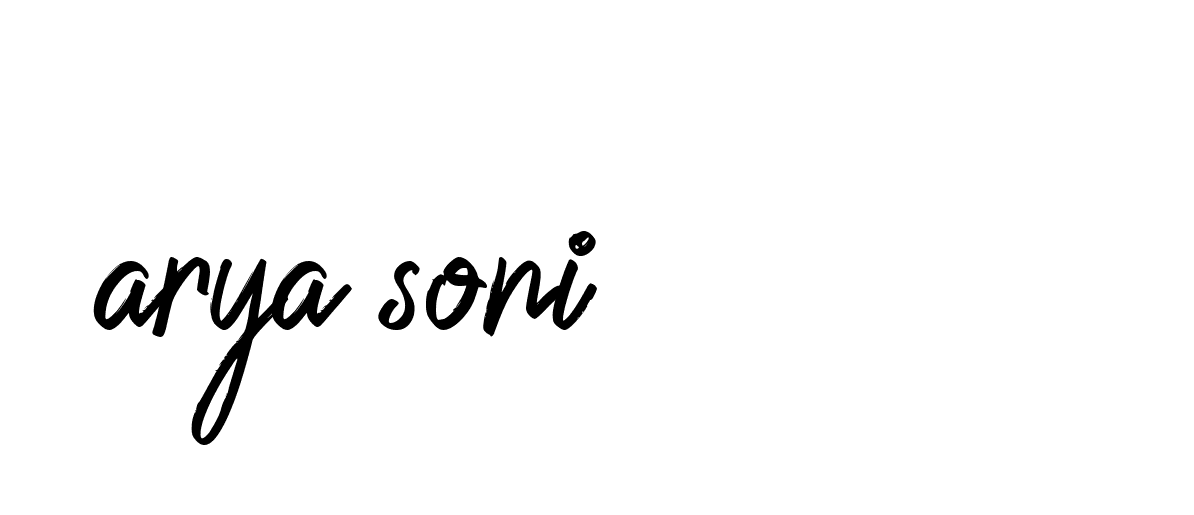 Signature of arya-soni